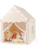 COSTWAY Spielhaus Kinderzelt mit Sternenlichter in Beige