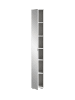 xonox.home Spiegelschrank  (B/H/T: 30x191x37 cm) in weiß und Spiegelfront