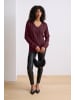Kaffe Langarm-Bluse Amber Regular fit in Dark Jewel