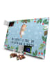 Mr. & Mrs. Panda Adventskalender Igel Wein mit Spruch in Eisblau