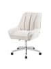 DUBI Möbel 2er-Set: Bürostuhl Mika-Megan in Creme - (B)60 x (H)86 x  (T)68 cm
