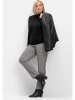 sheego Pullover in schwarz