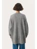 PART TWO Strickjacke LeanniPW Oversize fit in Medium Grey Melange