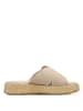 Tamaris Plateau Pantoletten in Beige