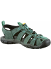 Keen Outdoorsandalen Clearwater CNX Leather in mineral blue-yellow