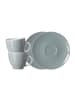 Ritzenhoff & Breker 2er Set Espressotassen mit Untertassen Suomi in 90 ml in Blau