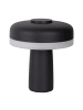 näve LED Tischleuchte "PILU" in schwarz - (L)15 cm x (B)15 cm x (H)16.5 cm - EEK F