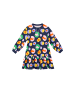 Denokids Kleid Flowers in dunkelblau