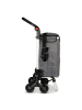 Punta Fabrizio Einkaufstrolley 50 cm in schwarz-weiss