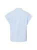 NÜMPH Bluse Ashley in weiß hellblau