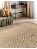Beliani Kurzflor ARAPTEPE in Beige - (W) 160 x (L) 230 cm