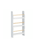 relaxdays Bücherregal "Wolke" in Weiß/ Natur - (B)42,5 x (H)80 x (T)14 cm