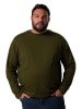 Men Plus Kurzarm T-Shirt in tannengrün