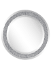 Beliani Wandspiegel ERBRAY in Silber - (W) 70 x (H) 70 x (L) 2 cm