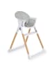 Cangaroo Kinderhochstuhl Almond in grau