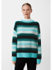 comma CI Strickpullover langarm in Türkis