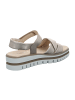 Gabor Plateau Sandaletten in Gold