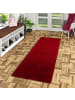 Snapstyle Hochflor Shaggy Läufer Teppich Palace in Weinrot