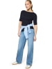 Zero  Basic Shirt mit U-Boot-Ausschnitt in Deep Sky