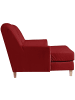others SESSEL XXL Karil Bezug Kunstleder Buche natur / chilli