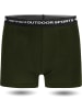 Normani Outdoor Sports 3er Pack Herren Merino Boxershorts Unterhose in Grün