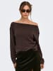 ONLY Strickpullover in Coffee Bean