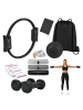 relaxdays 11-tlg. Pilates Set in Schwarz