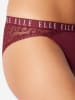ELLE Brasilslip Lace in schwarz, rot, dunkelrot