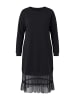 MIAMODA Midikleid in schwarz
