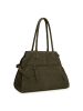 FREDs BRUDER Softly Schultertasche Leder 40 cm forest green