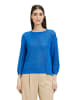 Betty Barclay Grobstrick-Pullover mit 3/4 Arm in mittelblau