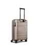 Redolz Essentials 11 4 Rollen Kabinentrolley 55 cm mit Dehnfalte taupe