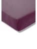 Estella Spannbetttuch Jersey-Stretch in aubergine