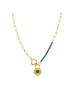 Luxenter Halskette Mossir mit 18 Karat Gold-Finish – MOSSIR