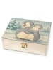 Mr. & Mrs. Panda Teebox Holz Pinguine Kuscheln Design ohne Spruch in Weiß