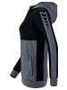 erima Six Wings Trainingsjacke mit Kapuze in slate grey/schwarz