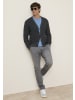 Man's World Strickjacke in anthrazit melange