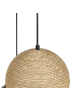 Beliani Pendelleuchten ENDRICK in Weiß/Braun - (W) 55 x (H) 120 x (L) 55 cm