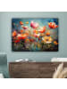 MuchoWow Leinwand bilder Bunte Blumen (BxH)