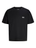 JACK & JONES Junior Rundhals T-Shirt Jjecolton in black