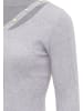 leo selection Damen Strickpullover in Grau Melange