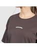 SMILODOX Oversize T-Shirt Benetta in Braun