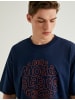 KOTON T-shirt in Marineblau