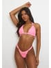 Moda Minx Bikinioberteil Selene Droplet Double Strap Triangle Top in Pink