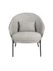 Angel Cerdá Sessel 5184 in Grau / Walnuss / Schwarz – (B)77 x (H)72 x (T)82 cm