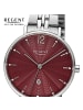 Regent Analog-Armbanduhr Regent Metallarmband silber mittel (ca. 32mm)