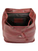 Cluty Rucksack echt Leder in papaya