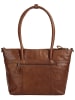 SPIKES & SPARROW Shopper echt Leder in cognac