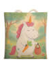 Mr. & Mrs. Panda Tasche Einhorn Vegan Design ohne Spruch in Weiß