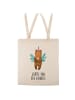Mr. & Mrs. Panda Shopping Tasche Bär Zahnfee mit Spruch in Creme